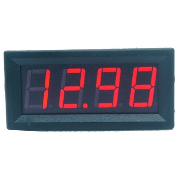 0,56-дюймовый мини-цифровой светодиодный дисплей 4 бита 0-100 В Вольтметр Панель Вольтметр Измеритель напряжения Тестер