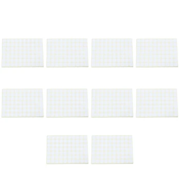 10X, 19 мм круглые наклейки с кодом, самоклеящиеся липкие этикетки белого цвета
