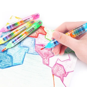 1шт Креативный 20-цветной карандаш для студенческого рисования Цветным карандашом Multicolor Art Kawaii Ручка для письма для детей Подарочные школьные канцелярские принадлежности