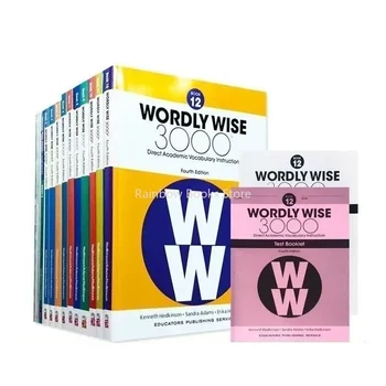35 шт. /компл. WORLDLY WISE 3000 Book K-12 IELTS TOEFL Расширение словарного запаса английских слов Учебник, Тестовый буклет, Обучающий для детей