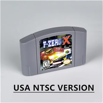 64-битный игровой картридж F-Zero X для ретро-игр в формате NTSC американской версии для детей в подарок