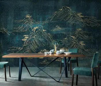 beibehang, изготовленные на заказ линии с золотым тиснением, легкие роскошные настенные обои, современный 3D скандинавский пейзаж, фон для дивана, настенные обои