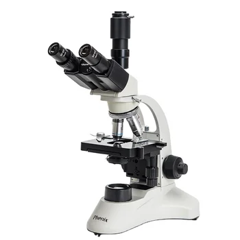 Phenix PH50-3A43L-PL портативный студенческий микроскоп с ЖК-экраном, тринокулярный биологический поляризационный микроскоп для лаборатории