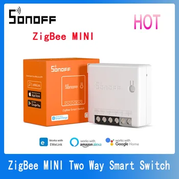 SONOFF ZBMINI DIY Smart Switch Zigbee 3.0 Двухсторонний Переключатель APP Remote Control Работает с Smartthing / Hue Hub / SONOFF ZB Bridge-P