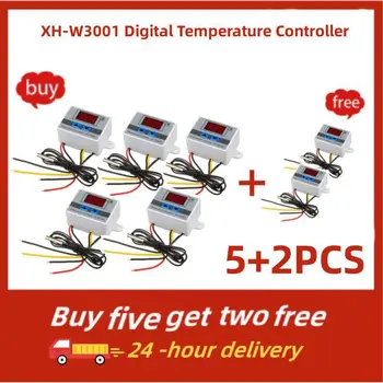 XH-W3001 Цифровой Регулятор Температуры Термостат Терморегулятор Аквариумный Инкубатор Регулятор Температуры Водонагревателя