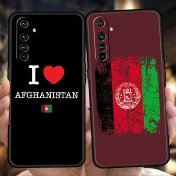 Афганский Флаг Афганистана Phoen Чехол Для Realme 8i 9i 9 8 7 6 Pro C25 C21 C11 C3 GT2 10 Pro Plus 5G Силиконовый противоударный Корпус