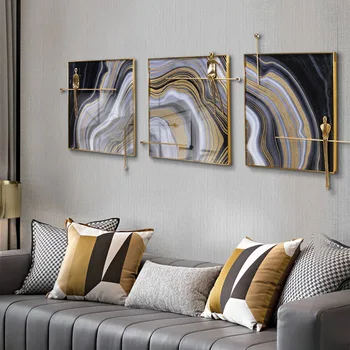 Высококачественный изготовленный на заказ Хрустальный абстрактный 3d Золотой интерьер, роскошный домашний декор, мебель для стен