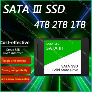 Высокоскоростной SSD Sata 1 ТБ 2 ТБ Жесткий Диск Sata3 2,5 Дюйма 4 ТБ TLC 500 Мбит/С Внутренние Твердотельные Накопители Для Настольных ПК Lapto PS5