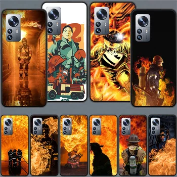 Герой-Пожарный Чехол Для Телефона Xiaomi Poco X5 Pro 5G X4 GT X3 NFC M5 M5S M4 M3 F3 F2 F1 Mi Note 10 Lite A3 CC9 Чехол