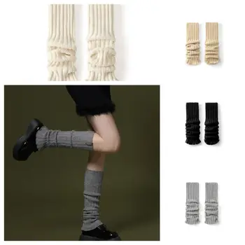 Гетры Harajuku Jk, Кавайные однотонные носки в японском стиле, трикотажные чулки для ног в стиле Балеткор 