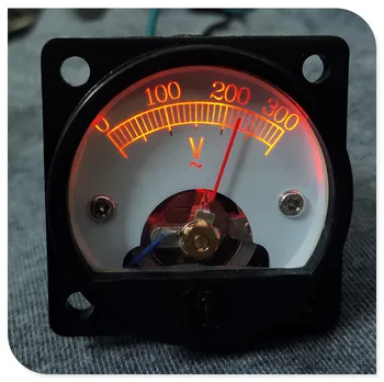 Головка Вольтметра переменного Тока SO45 300V с Подсветкой, Тип Указателя, Механический Тип, Точное Измерение, Светодиодная Подсветка