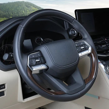 Для Land Cruiser LC300 2022 2023 Оригинальная замена рулевого колеса Аксессуары для модификации автомобиля Peach Wood Inteiror