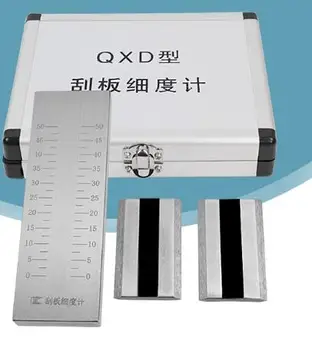 Измеритель тонкости Скребка из нержавеющей стали С Одинарной канавкой QXD Датчик тонкости 0-25-50-100um Опционально