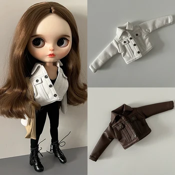 Кукла Ob22 24 в кожаной куртке, кукла, одежда ручной работы для Ymy22 24 Licca Azones, кукла Ob24 Ob27 Fr