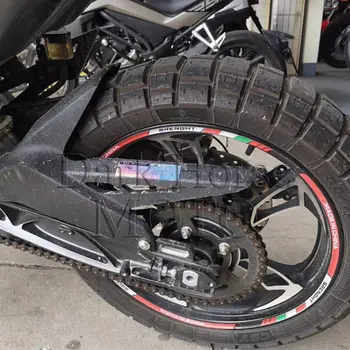 Наклейка на шину мотоцикла, украшение для педали колеса, подходящее светоотражающее Водонепроницаемое Модифицированное стальное кольцо для ZONTES ZT 125-U U-125