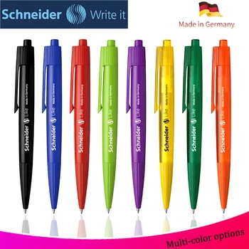 Немецкая гелевая ручка Schneide, похожая на цветной стержень, Шариковая ручка, Быстросохнущая 0,5 мм, черная, сменная, Канцелярская