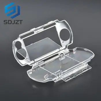 Прозрачный корпус для PSP 2000 3000, прозрачный жесткий чехол для переноски, защелкивающиеся формы для защиты от кристаллов для Sony Playstation New