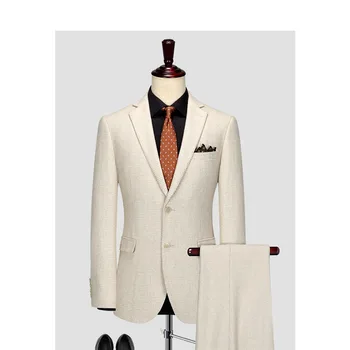 Сшитое на заказ свадебное платье жениха, блейзер, костюмы, брюки, деловые классические брюки SA08-40599