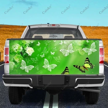 цветные наклейки в виде бабочек модификация заднего хвоста грузовика покраска подходит для обезболивания грузовиков аксессуары для упаковки наклейки