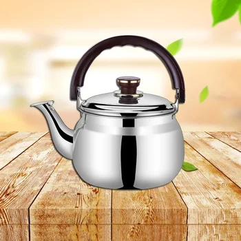 Чайник для кипячения воды из нержавеющей стали, загуститель, кастрюля со свистом, напоминающая звуковой сигнал, чайник Подходит для индукционной плиты